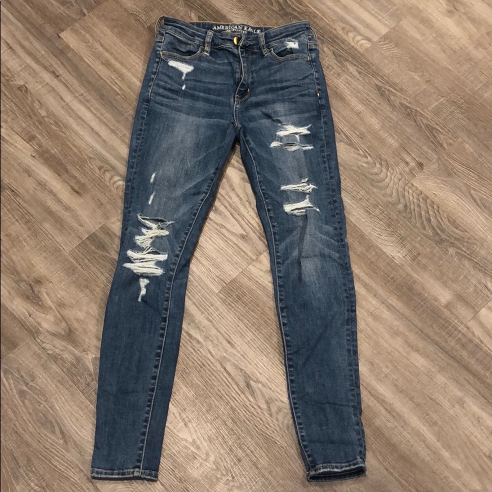 American Eagle ripped jeans